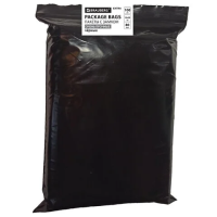 Пакеты с замком Zip Lock Brauberg Очень прочные 15х20см, черные, 80мки, ПВД, 100шт/уп