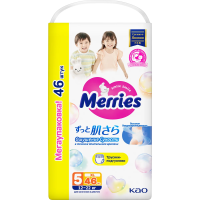 Подгузники-трусики Merries XL 12-22кг, 46шт