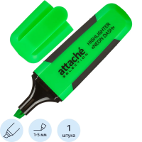Текстовыделитель Attache Neon Dash зеленый, 1-5мм
