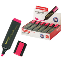 Текстовыделитель Brauberg Original розовый, 1-5мм