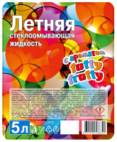 Стеклоомыватель Delta Tutty Frutty летний, 5л