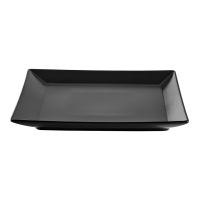Блюдо Metro Professional Macario 26см, черное, 6шт/уп