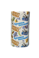 Бумажные полотенца Viva 1 слой, 1 рулон, 18м, белые