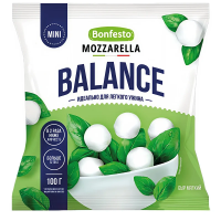 Сыр Bonfesto Mini Balance Моцарелла 30%, 100г