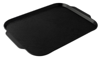 Поднос для фастфуда Mgprof черный, 45 x 34.5-49 x 34.5см