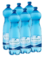 Вода San Benedetto минеральная газированная, 1.5л x 6 шт