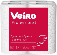 Туалетная бумага Veiro Professional Premium Т318, 2 слоя, 8 рулонов, 15,9 м, белая