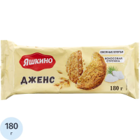 Печенье Яшкино Дженс со злаками и кокосовой стружкой, 180г