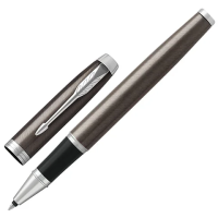 Ручки роллер класса Люкс Parker IM Core F, кофейный/серебристый корпус, 1931664