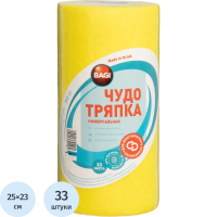 Салфетка рулонная Bagi Чудо Тряпка Premium New, 24х25см, 30шт/уп, в рулоне