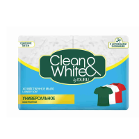 Мыло хозяйственное Duru Clean & White Универсальное, 240г, (120г x 2шт)