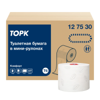 Туалетная бумага Tellus (tork) Advanced T6, 2 слоя, 100м, белая, 127531