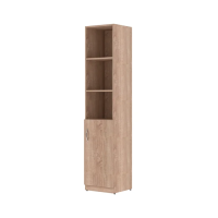 Шкаф-колонка высокий Skyland Simple SR-5U.5, правый, дуб сонома светлый, 386х375х1815мм