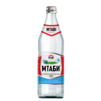 Вода минеральная Мтаби газированная, 450мл, стекло