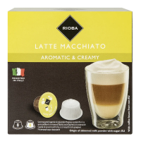 RIOBA Кофе в капсулах Dolce Gusto Latte Macchiato 8 порций 16 капсул, 192г