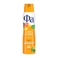 Дезодорант-аэрозоль Фа Ритмы Острова Бали Delight , аромат манго и цветка ванили, 150мл