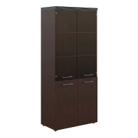 Шкаф высокий Skyland Torr THC 85.2, венге магия, 854х452х1968мм, комбинированный, с топом