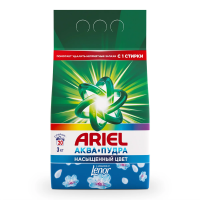 Стиральный порошок Ariel Аква-пудра аромат Lenor, 3кг