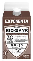 Напиток кисломолочный Exponenta Bio-Skyr страчателла-пломбир обезжиренный с высоким содержанием белка, 500г