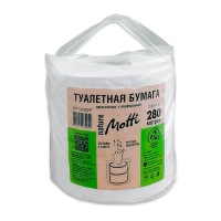 Туалетная бумага Motti с центральной вытяжкой, 2 слоя, 1 рулон, 140 м, белая