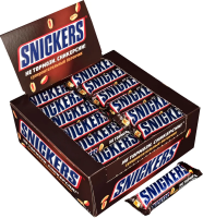 Батончик шоколадный Snickers 50г x 48 шт