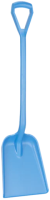 Гигиеничная лопата Vikan 1040мм, 327x271x50мм, монолитная, синий, 56263