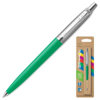Шариковые ручки класса Люкс Parker Jotter Orig Green синяя, корпус зеленый, нержавеющая сталь