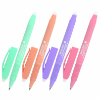 Гелевая ручка стираемая Brauberg Soft & Silk Pastel синяя, 0.5мм, корпус ассорти