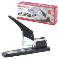 Степлер Brauberg Heavy duty №24/6-23/24, до 200 листов, черный