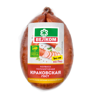Колбаса Велком Краковская полукопченая, 360г