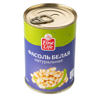 Fine Life Фасоль белая натуральная, 420г