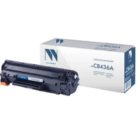 Картридж лазерный Nv Print CB436A, черный, совместимый