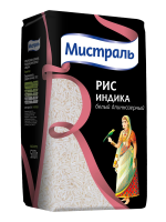 Рис Мистраль Индика белый длиннозерный, 500г