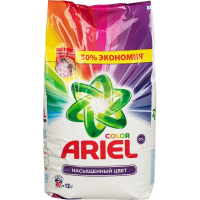 Стиральный порошок Ariel Аквапудра Color для цветного белья автомат, 12кг