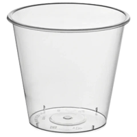 Стакан одноразовый 300 мл, пластиковый прозрачный, Bubble Cup, СВЕРХПЛОТНЫЙ, ВЗЛП, 1023ГП
