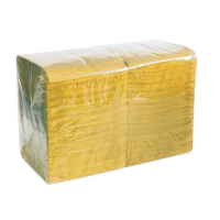Салфетки бумажные Big Pack 24х24см, 400шт, 1 слой, желтые