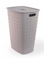 Корзина для белья Curver Softex серая 56л, 43.5 x 33.5 x 60см