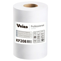 Бумажные полотенца рулонные с ц.вытяжкой Veiro Professional Comfort KP208 100м, 2 слоя, белые