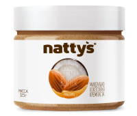 Паста миндально-кокосовая Nattys Marzipan с медом, 325г