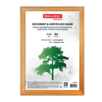 Рамка Brauberg Hit канадская сосна, 21х30см, дерево
