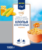 Metro Chef Хлопья кукурузные медовые, 1кг