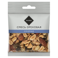 Смесь орехов Rioba соленая, 50г