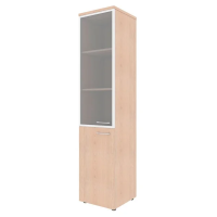 Шкаф-колонка высокий Skyland Xten XHC 42.7, левый, бук тиара, 432х432х1955мм, комбинированный, с топом