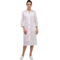 Халат медицинский женский Ника (р.60-62) 170-176, белый, 1 шт
