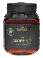 Мед хвойный Берестов А.С. Black edition, 500г