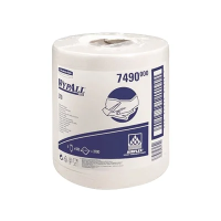 Протирочные салфетки Kimberly-Clark WypAll L10 для легких загрязнений, с центральной вытяжкой, 630 листов, 38х18,5см, белые, 7490
