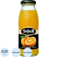 Сок Swell апельсиновый с мякотью 0.25л х 8шт
