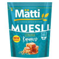 Мюсли Matti Соленая карамель, 250г