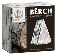 Сыр Burenka Club Камамбер Berch зола и белая плесень 60%, 125г