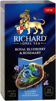 Чай Richard Royal Blueberry & Rosemary черный, 25 пакетиков